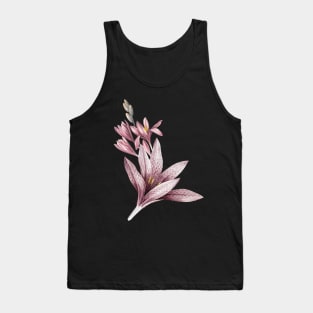 Pink Amaryllis Flowers Tank Top